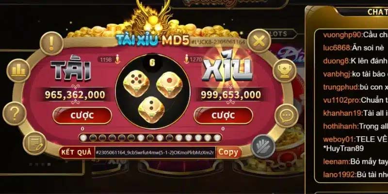 Lý do tài xỉu MD5 luôn thu hút người chơi